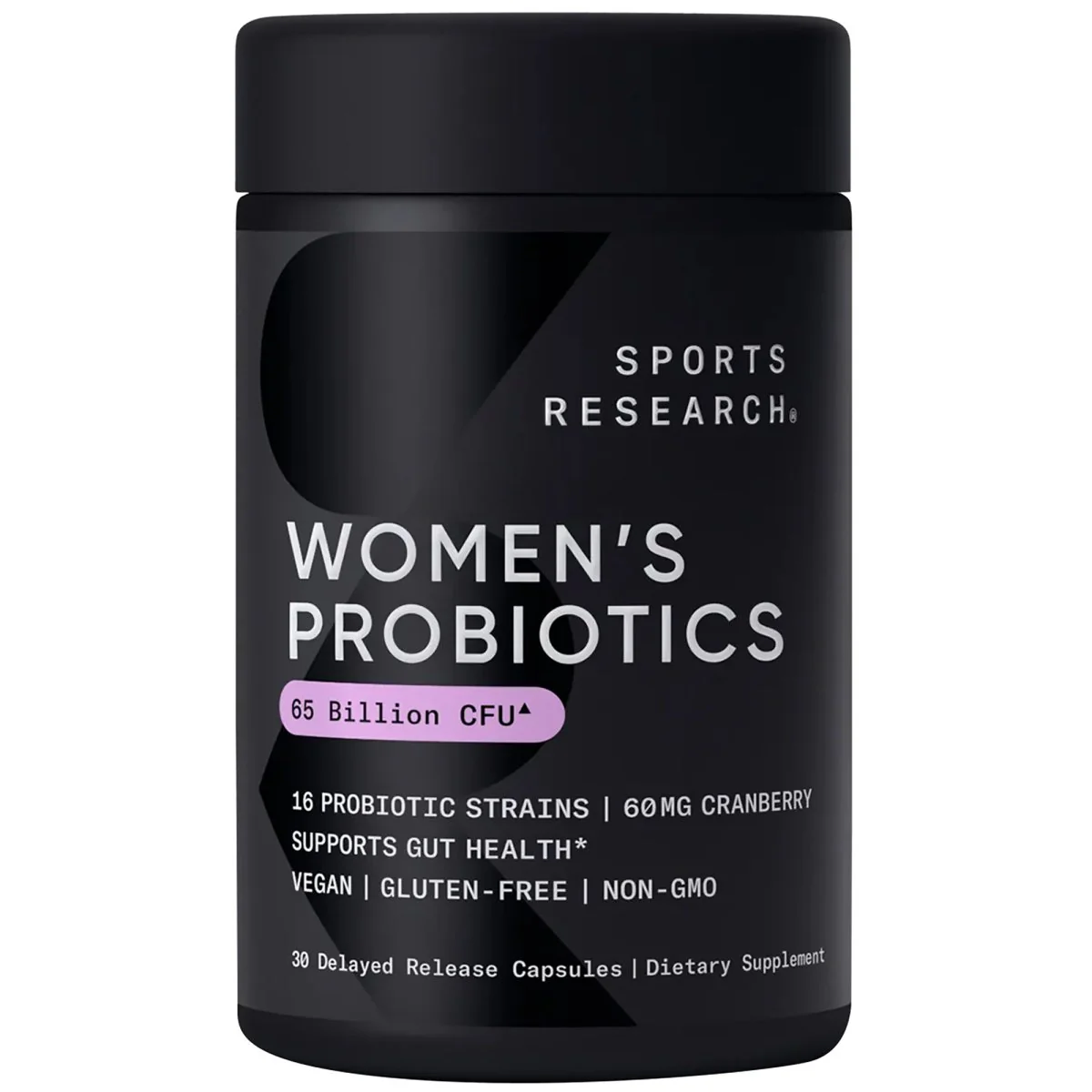Sports Research Women's Probiotics Cranberry + Prebiotics - 30 Capsules