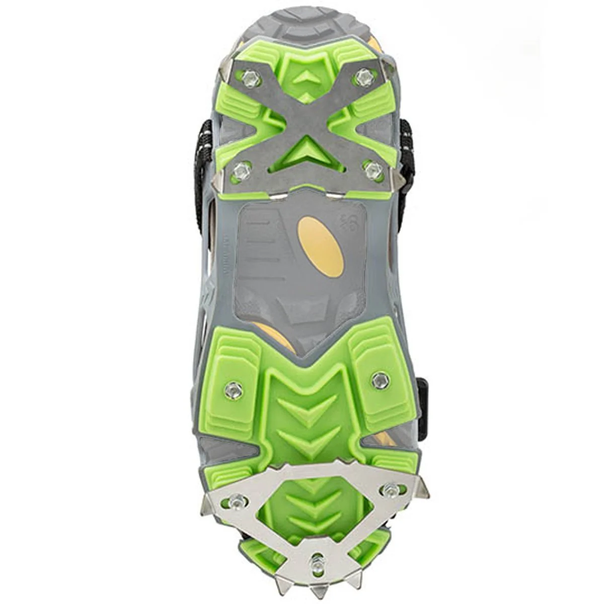 STABILicers Hike Macro Traction Cleats, Gray/Green - Image 3
