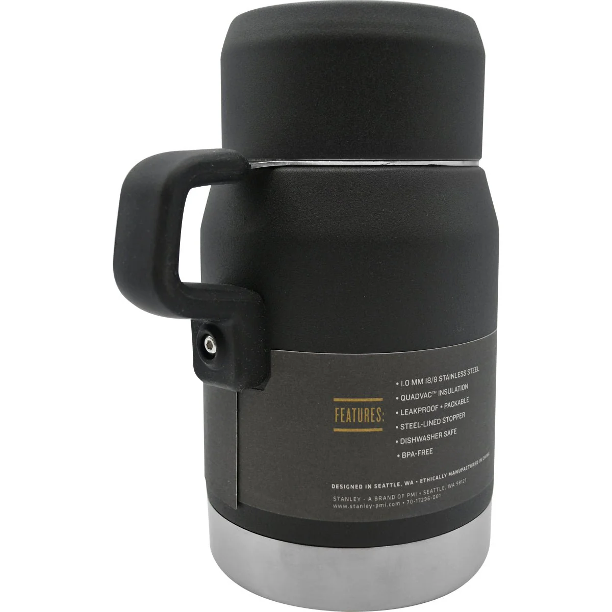 Stanley Master Unbreakable Insulated Stainless Steel Food Jar - Foundry Black - Image 6