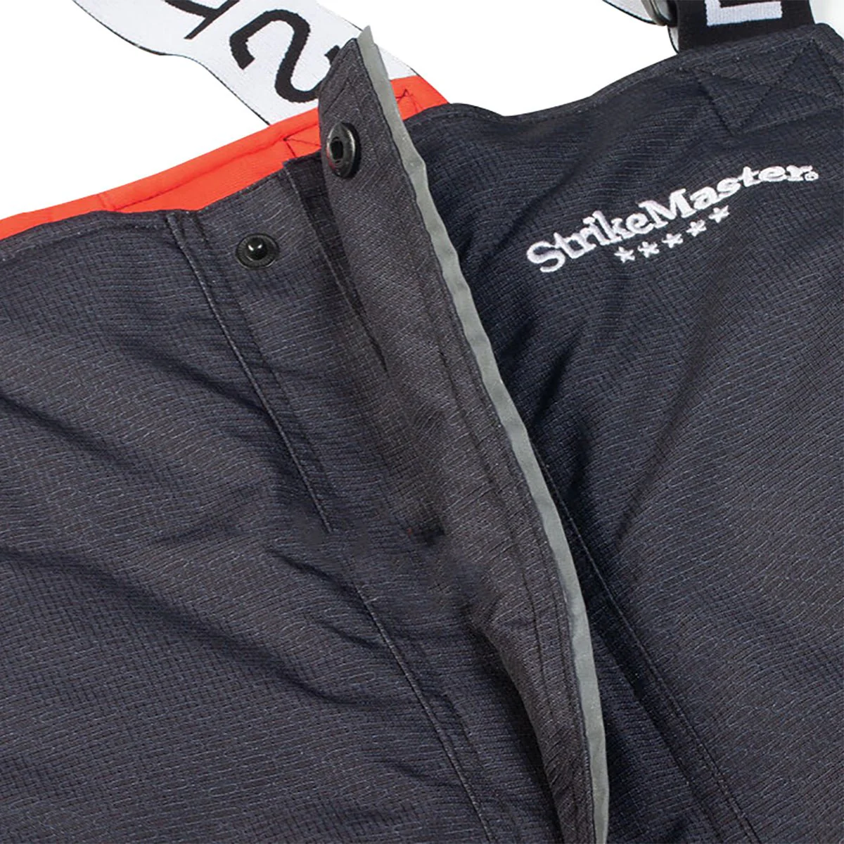 StrikeMaster Pro Fishing Bibs - Black Ice - Image 2