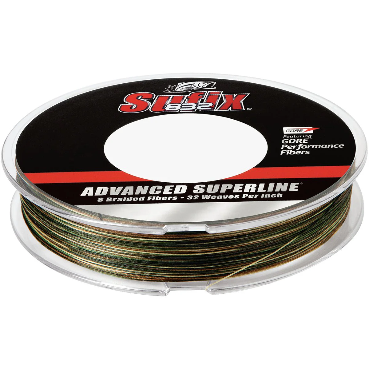 Sufix 832 Advanced Superline Braid Fishing Line, Camo, 300 Yard Spool