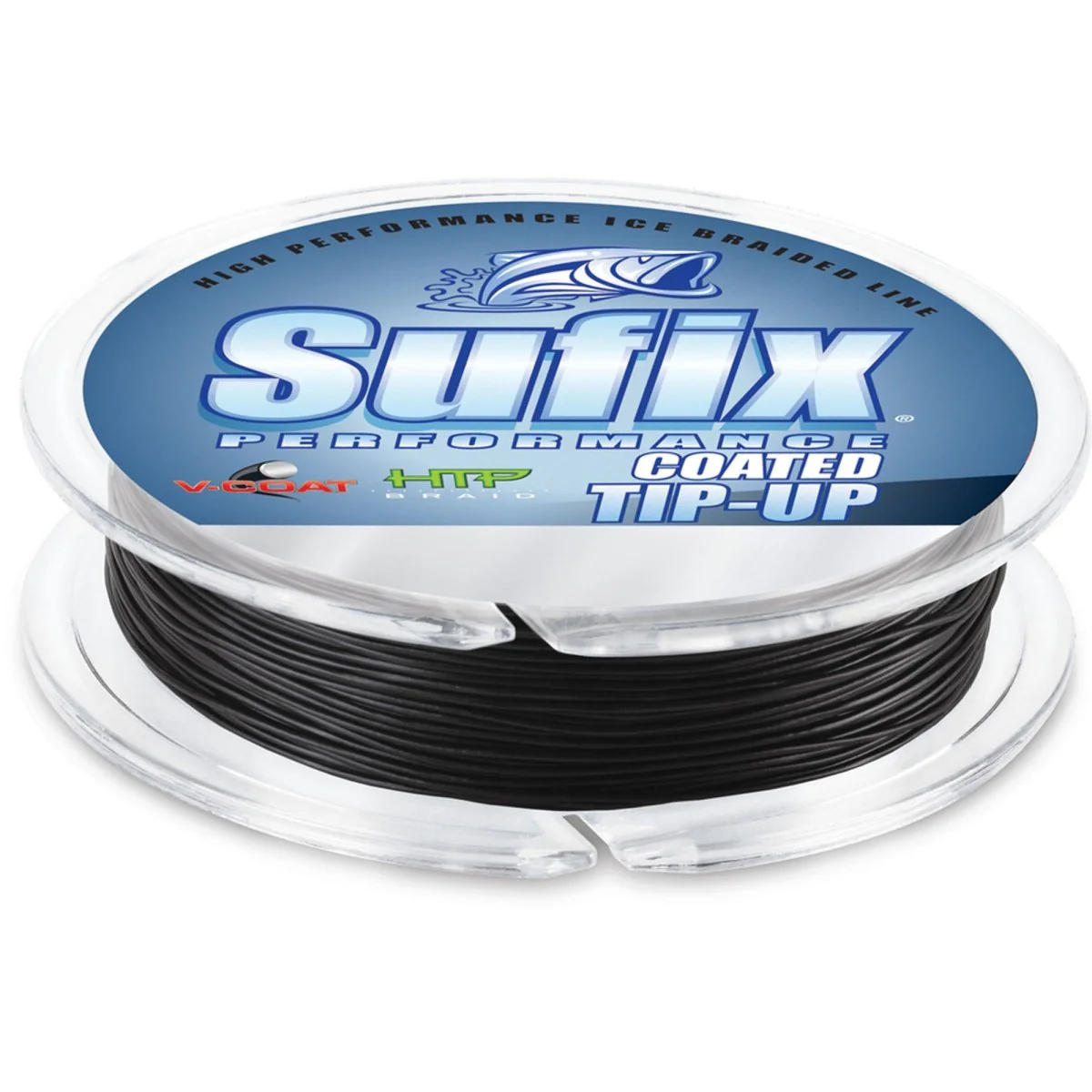 Sufix Performance Tip-Up Ice Braid Fishing Line 50 Yds - Black