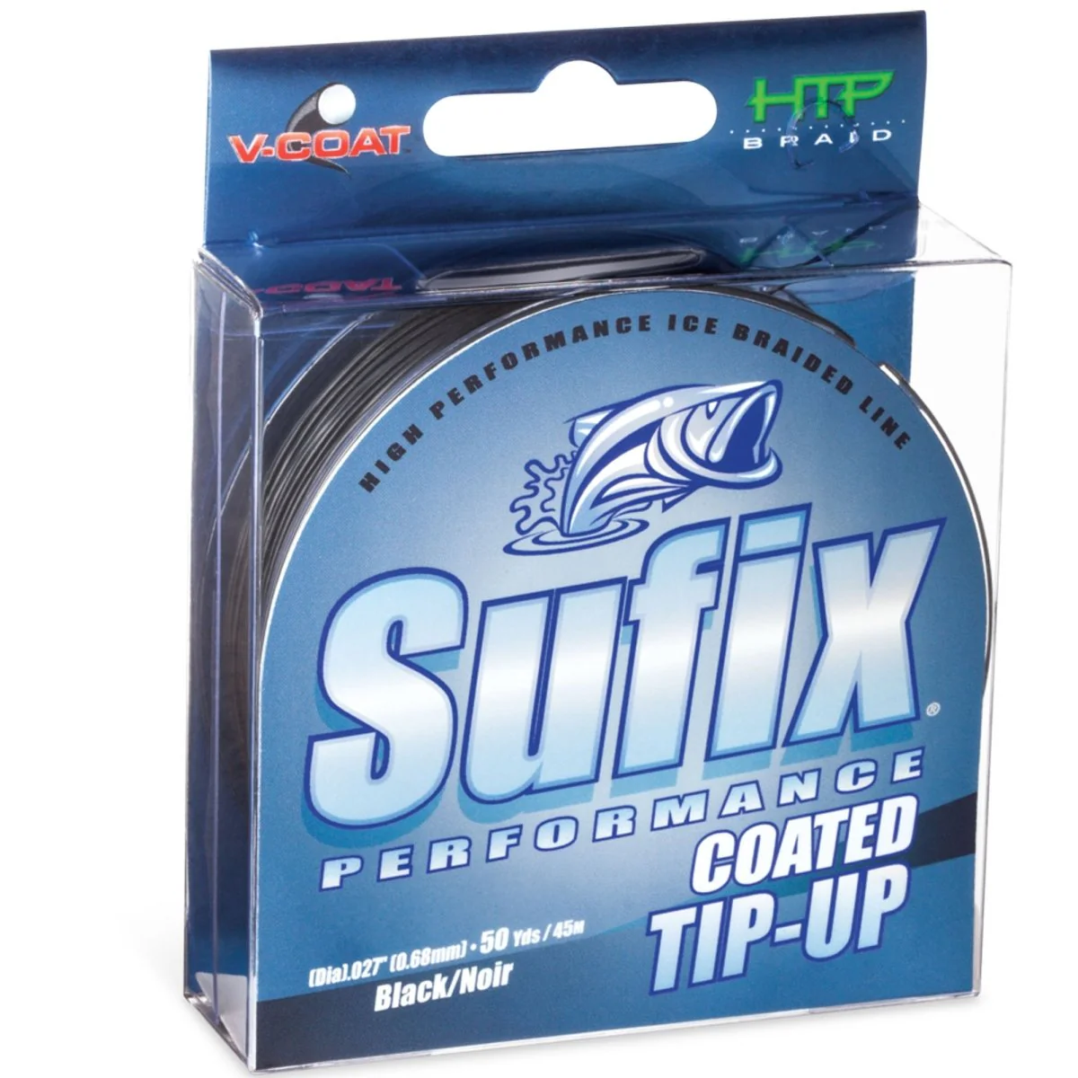 Sufix Performance Tip-Up Ice Braid Fishing Line 50 Yds - Black - Image 2