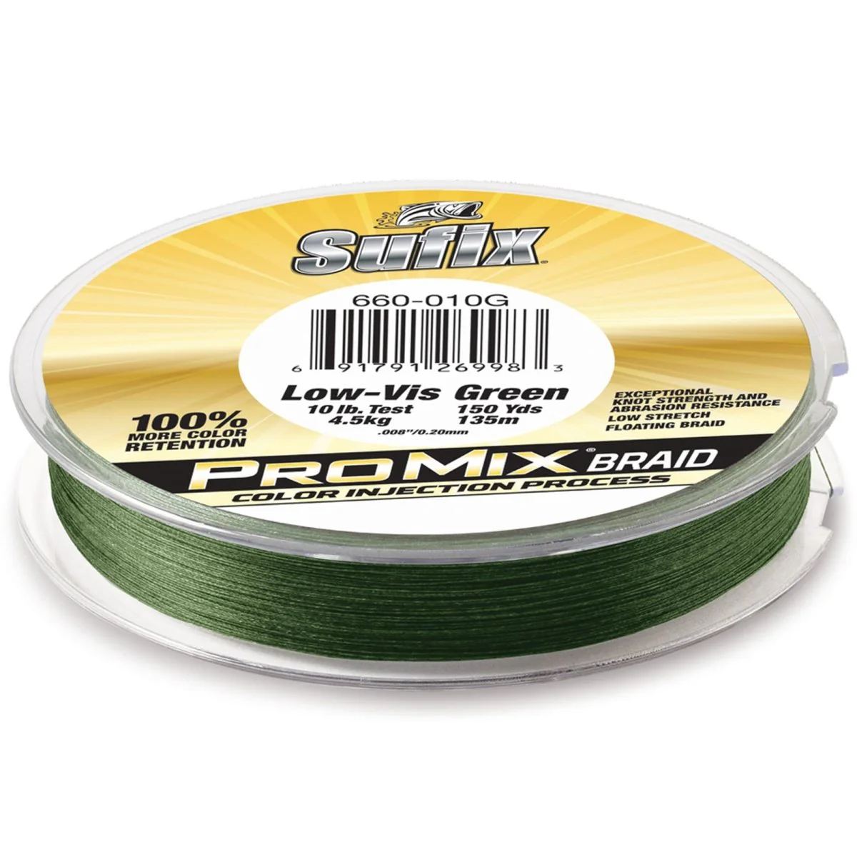 Sufix Promix Braid Fishing Line, 150 Yds. - Lo-Vis Green