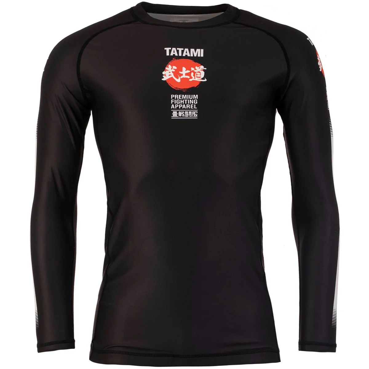 Tatami Fightwear Bushido Long Sleeve Rashguard - Black