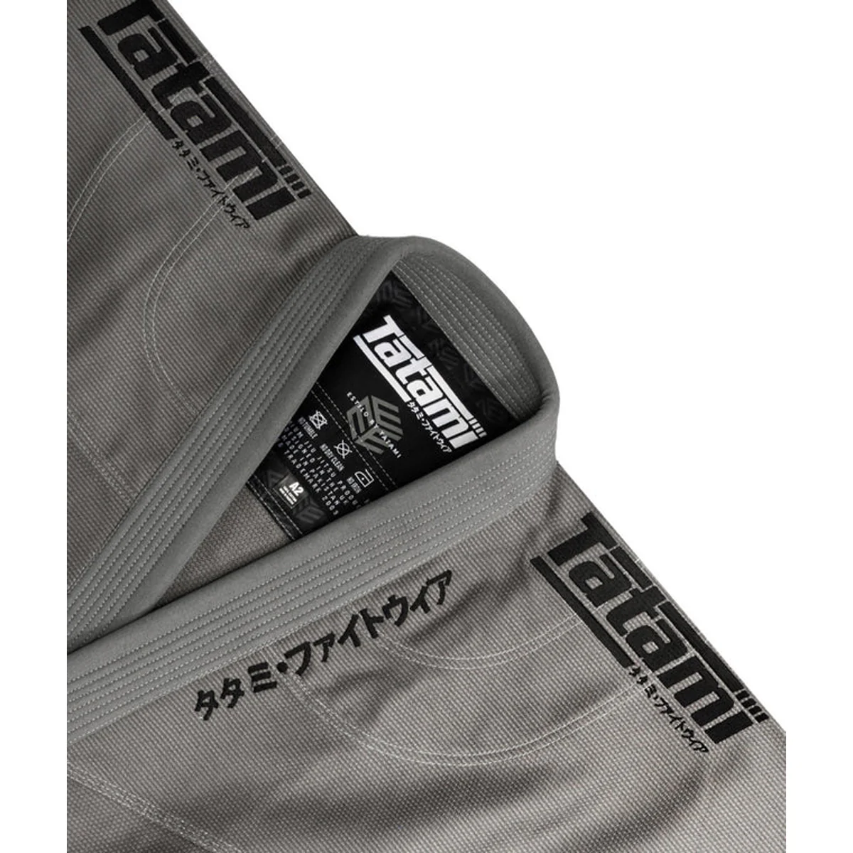 Tatami Fightwear Estilo Black Label BJJ Gi - Black/Gray - Image 6