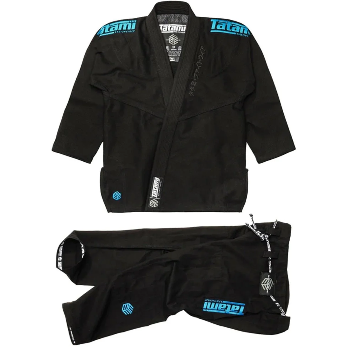 Tatami Fightwear Estilo Black Label BJJ Gi - Blue/Black - Image 2