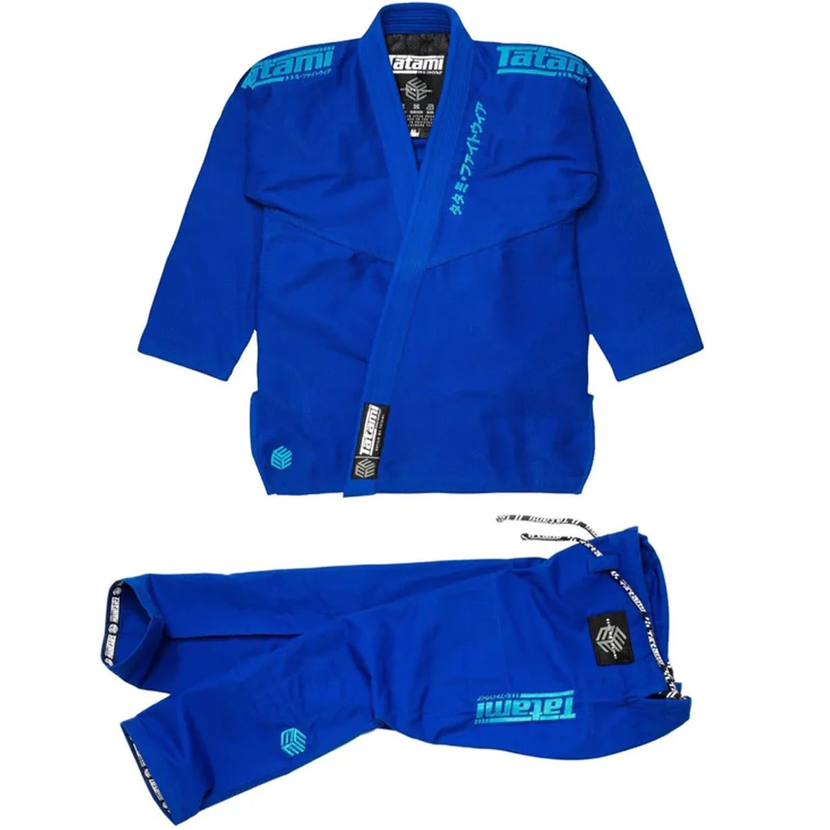 Tatami Fightwear Estilo Black Label BJJ Gi - Blue/Blue - Image 2
