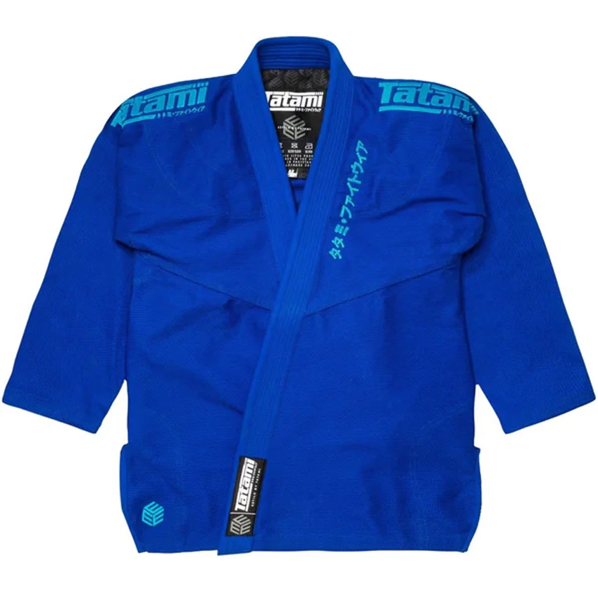 Tatami Fightwear Estilo Black Label BJJ Gi - Blue/Blue - Image 3