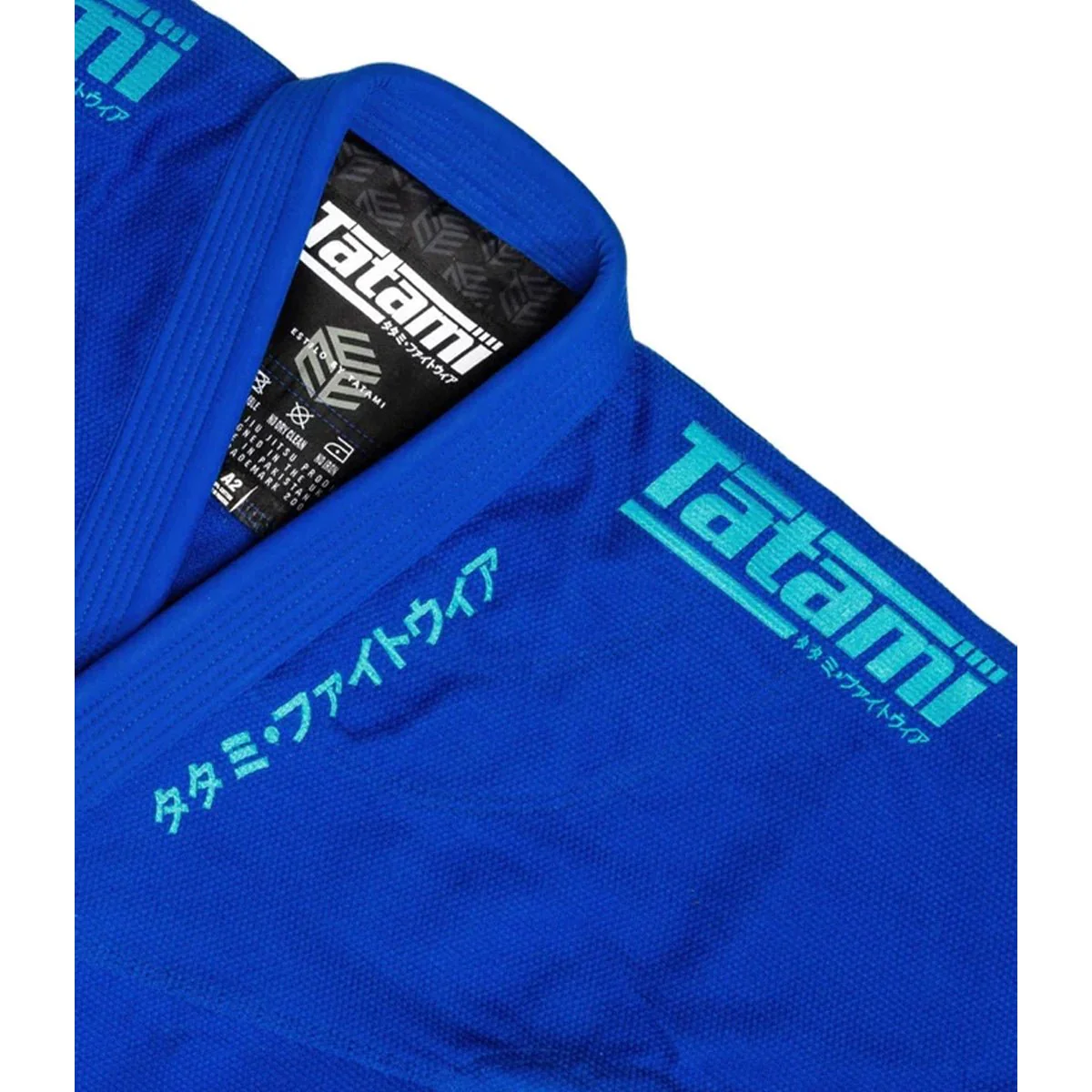 Tatami Fightwear Estilo Black Label BJJ Gi - Blue/Blue - Image 6