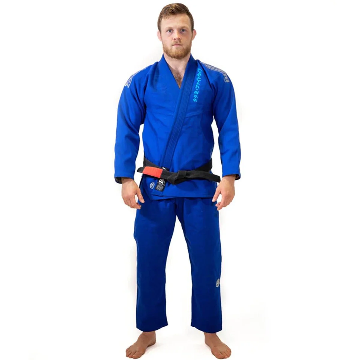 Tatami Fightwear Estilo Black Label BJJ Gi - Gray/Blue - Image 10
