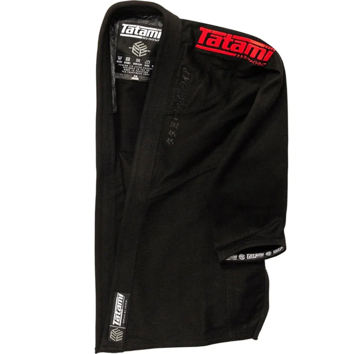Tatami Fightwear Estilo Black Label BJJ Gi - Red/Black - Image 7