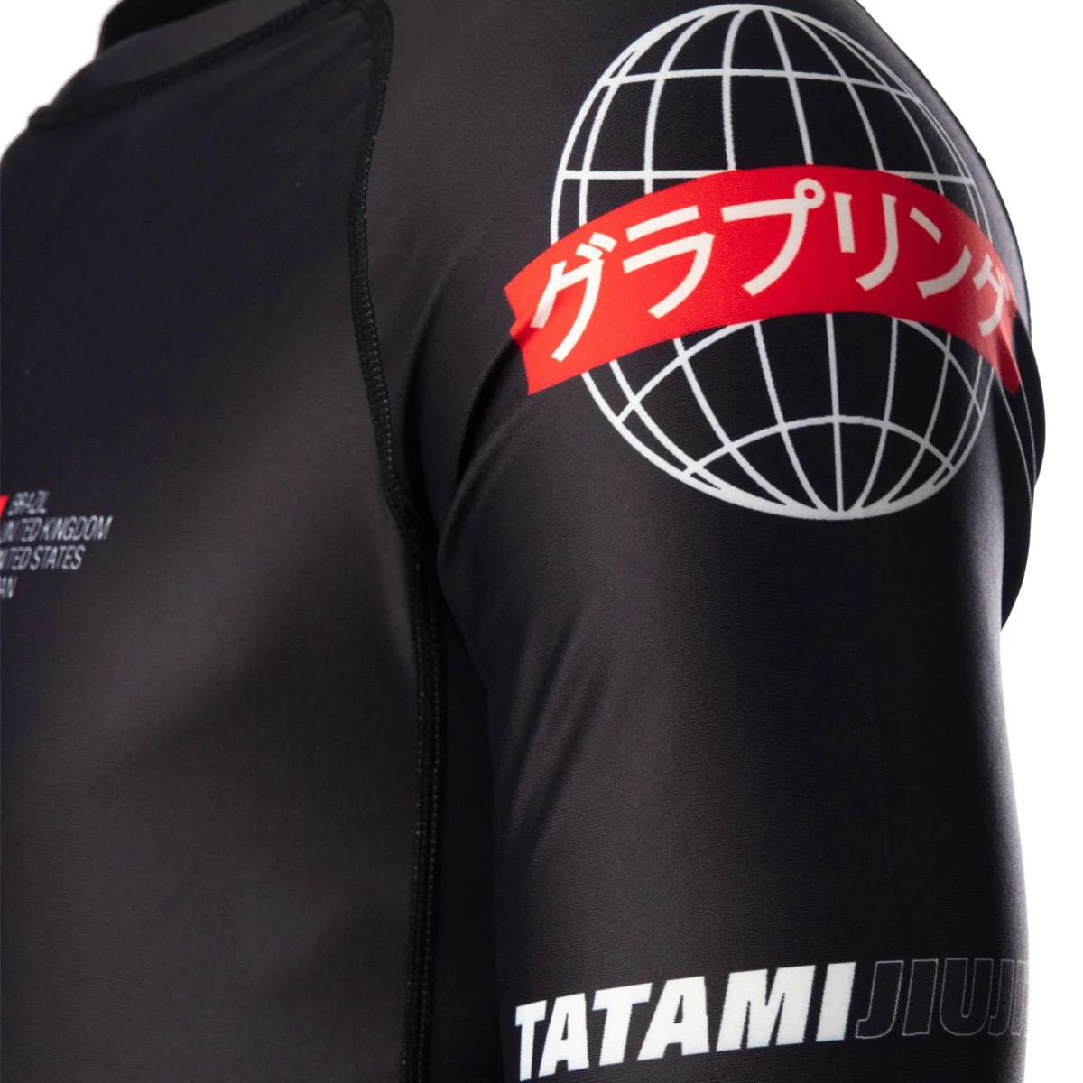 Tatami Fightwear Global Short Sleeve Rashguard - Black - Image 5