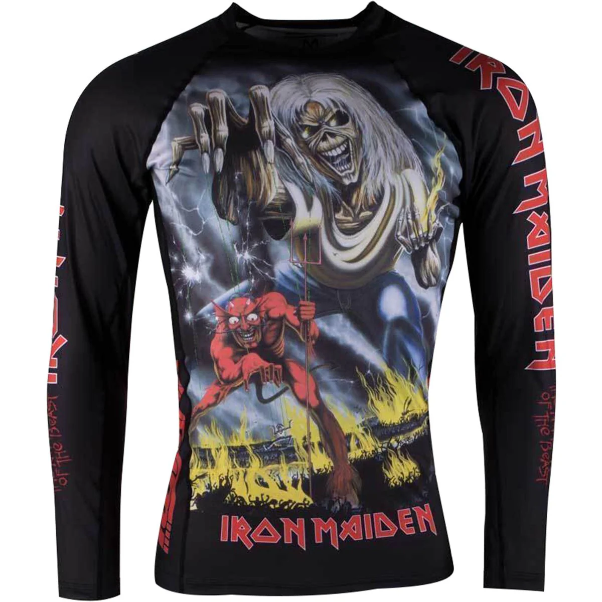 Tatami Fightwear Iron Maiden Number of the Beast Long Sleeve BJJ Rashguard