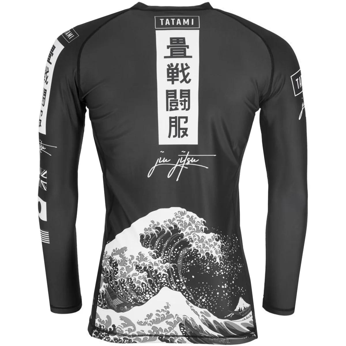 Tatami Fightwear Kanagawa Long Sleeve Rashguard - Black - Image 2
