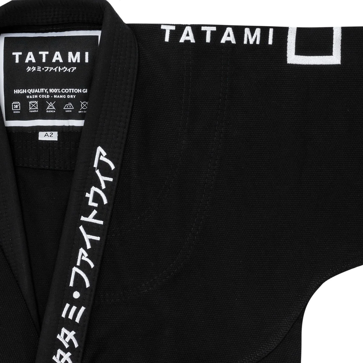 Tatami Fightwear Katakana BJJ Gi - Black - Image 6