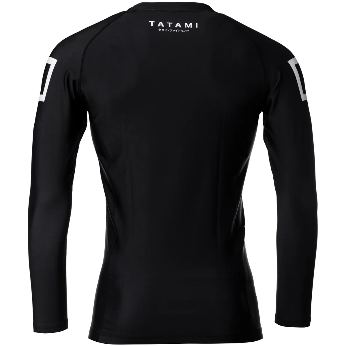 Tatami Fightwear Katakana Long Sleeve Rashguard - Black - Image 2