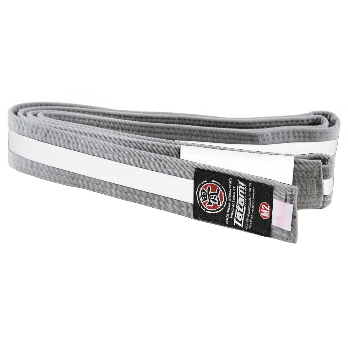 Tatami Fightwear Kid's IBJJF Rank Belt - Gray/White