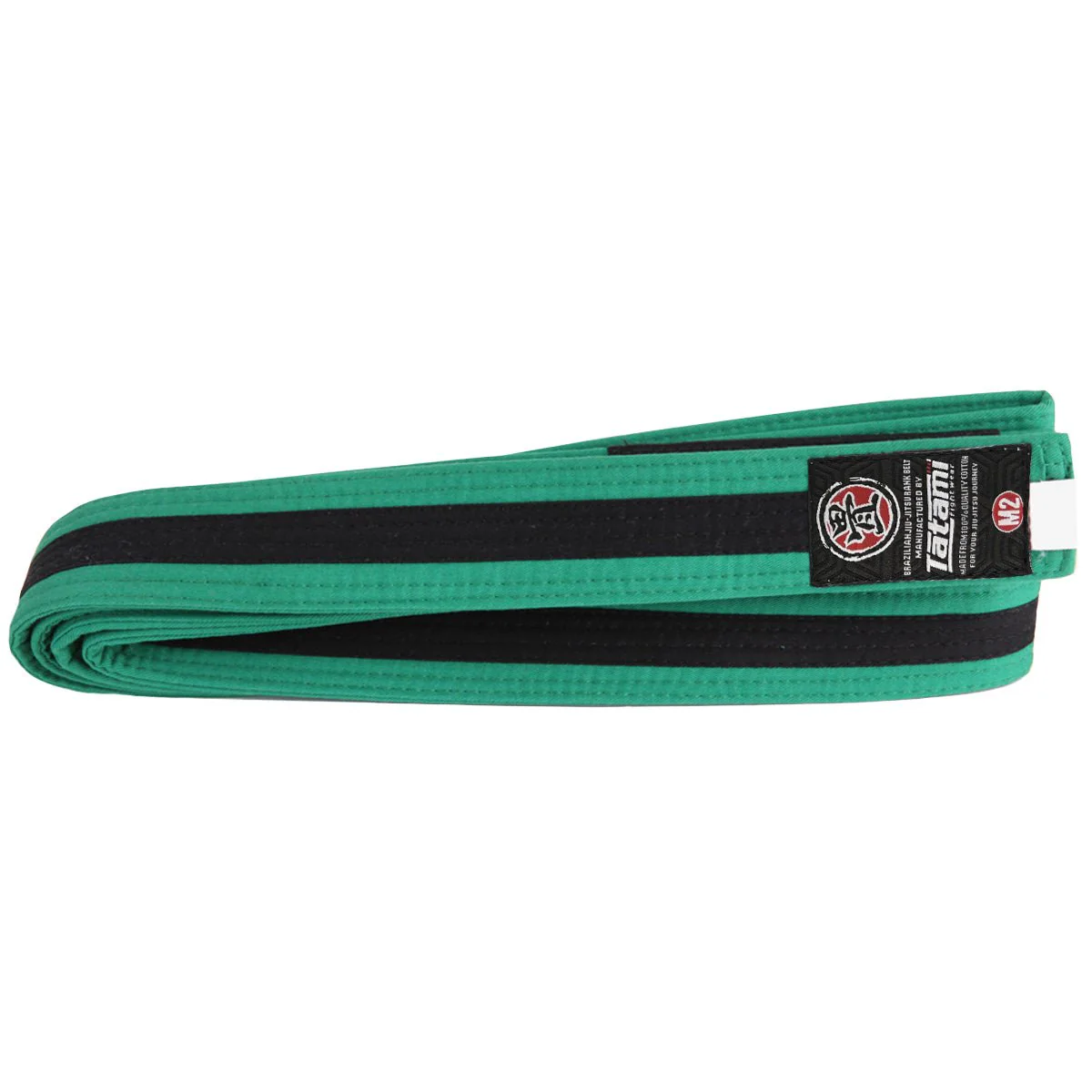 Tatami Fightwear Kid's IBJJF Rank Belt - Green/Black