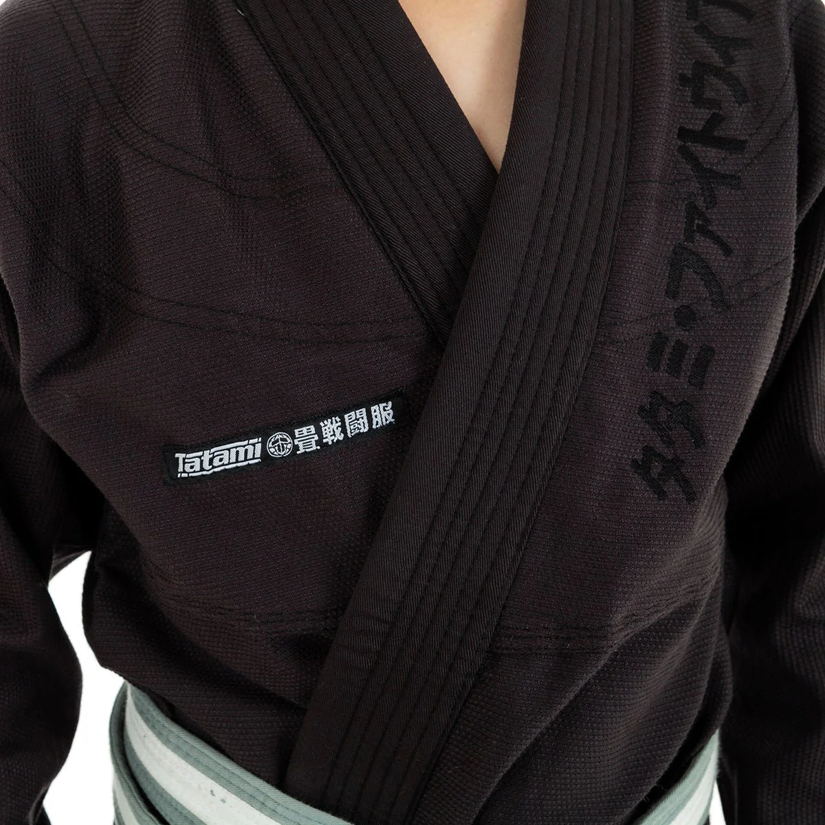 Tatami Fightwear Kid's The Original 2.0 BJJ Gi - Gunmetal - Image 10