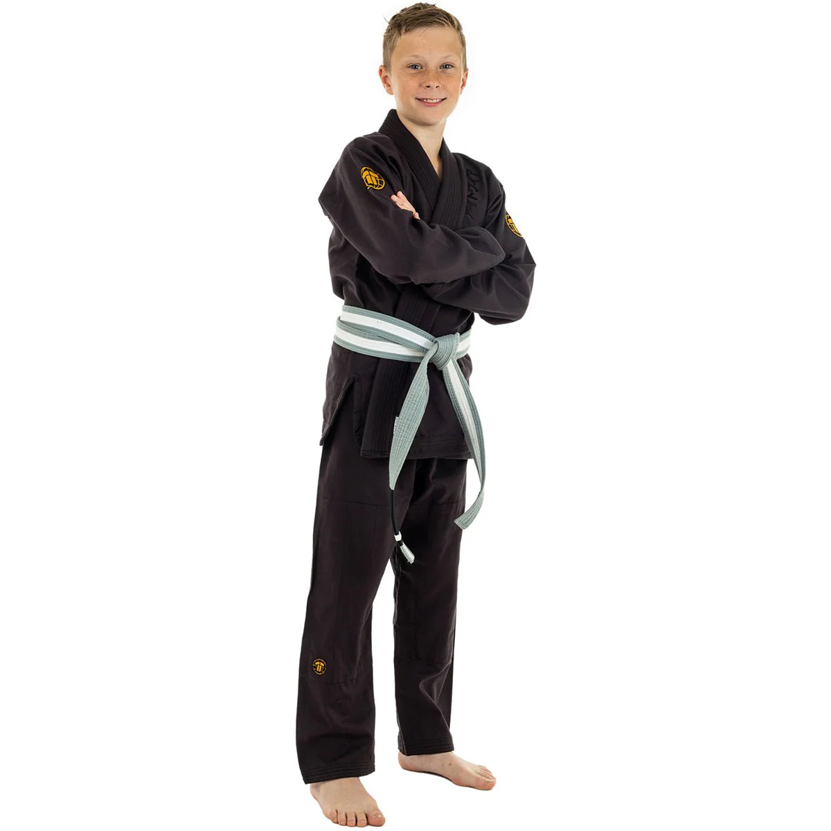Tatami Fightwear Kid's The Original 2.0 BJJ Gi - Gunmetal - Image 2