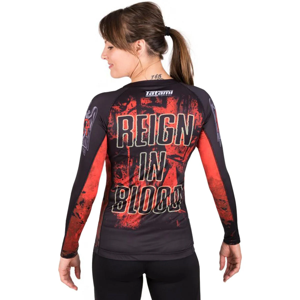 Tatami Fightwear Ladies Slayer Reign In Blood Long Sleeve BJJ Rashguard - Image 3