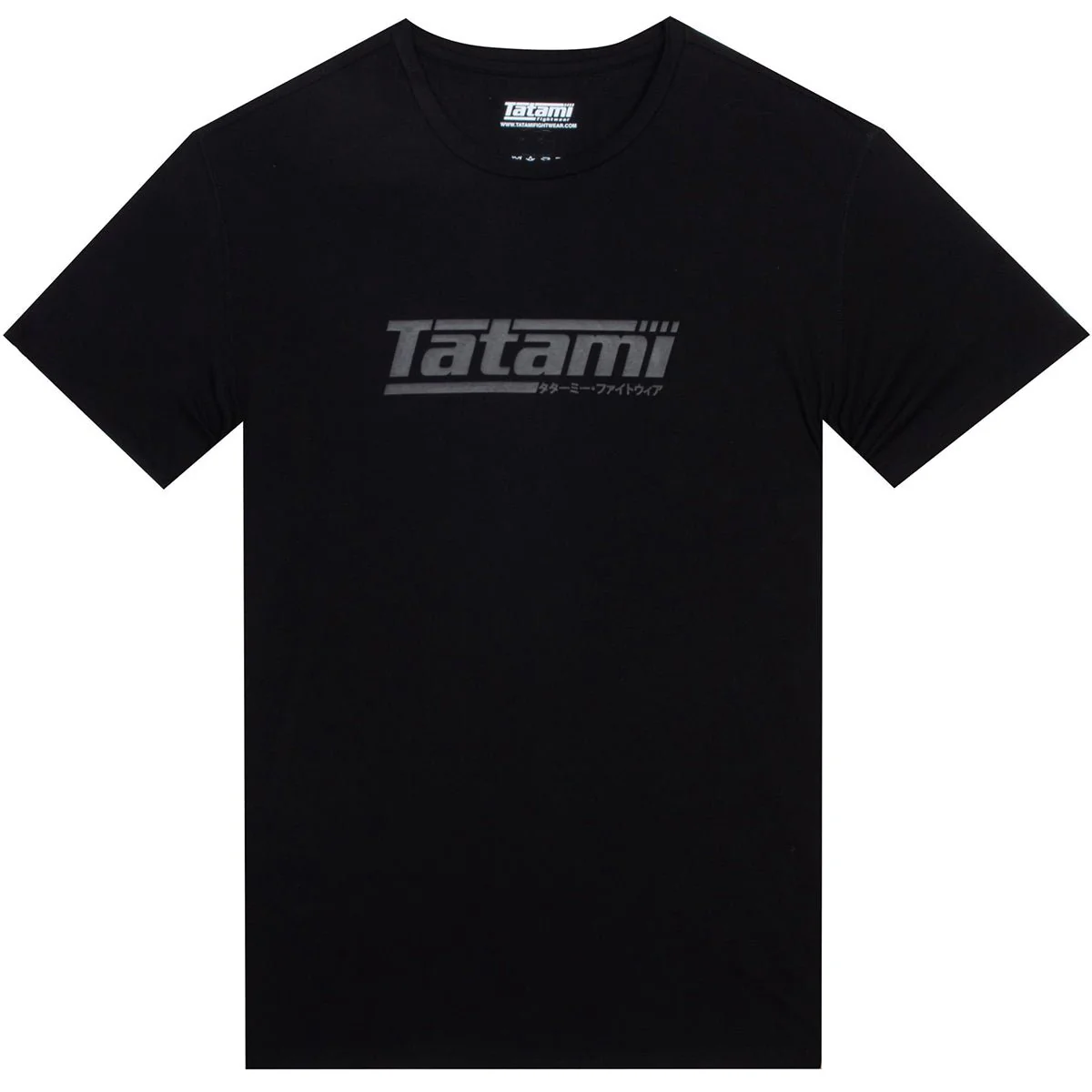 Tatami Fightwear Logo T-Shirt - Black/Black