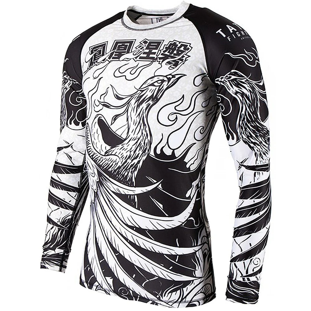 Tatami Fightwear Meerkatsu Phoenix Rising BJJ Long Sleeve Rashguard - Image 2