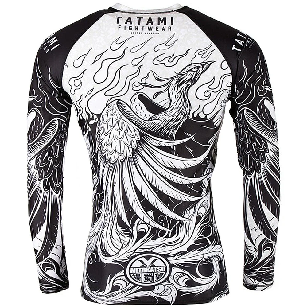 Tatami Fightwear Meerkatsu Phoenix Rising BJJ Long Sleeve Rashguard - Image 3