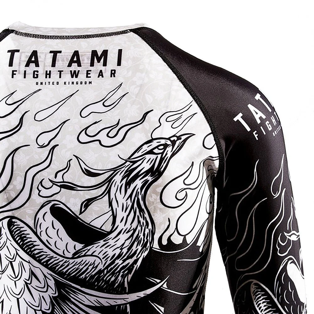 Tatami Fightwear Meerkatsu Phoenix Rising BJJ Long Sleeve Rashguard - Image 4