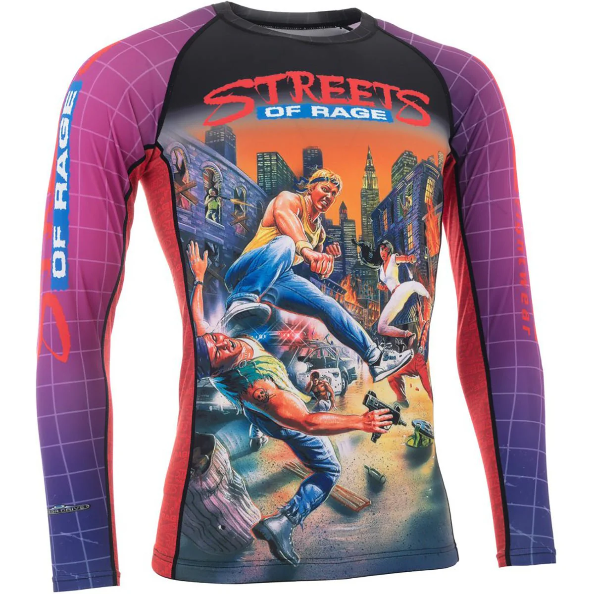 Tatami Fightwear Sega Streets Of Rage Long Sleeve BJJ Rashguard - Image 3