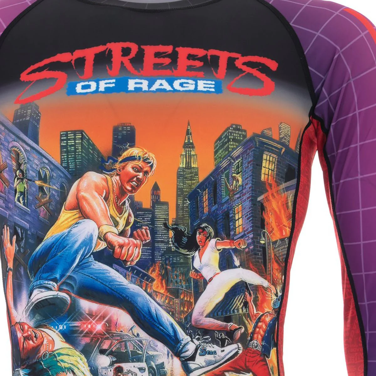 Tatami Fightwear Sega Streets Of Rage Long Sleeve BJJ Rashguard - Image 6