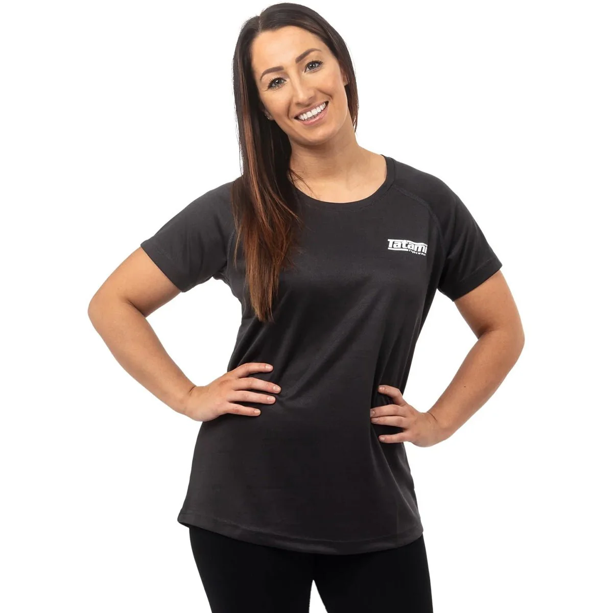 Tatami Fightwear Women's Dry Fit T-Shirt - Charcoal - Image 4