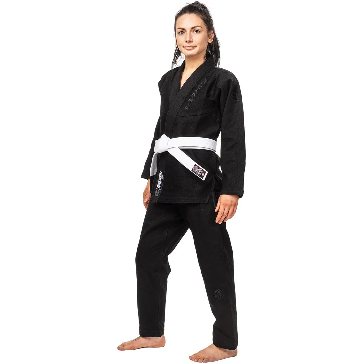 Tatami Fightwear Women's Estilo Black Label BJJ Gi - Black/Black - Image 4