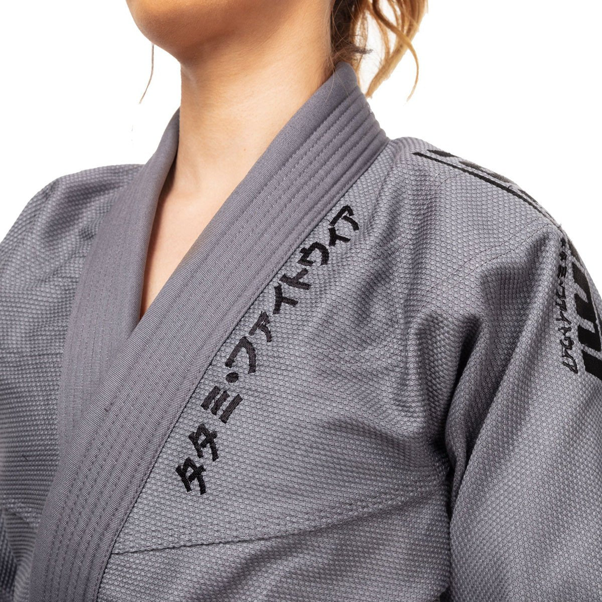Tatami Fightwear Women's Estilo Black Label BJJ Gi - Black/Gray - Image 7