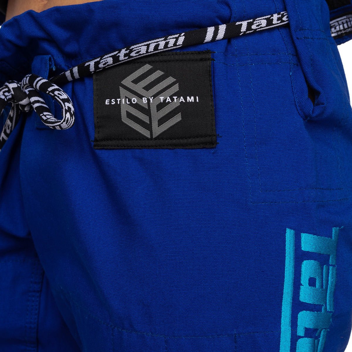 Tatami Fightwear Women's Estilo Black Label BJJ Gi - Blue/Blue - Image 9