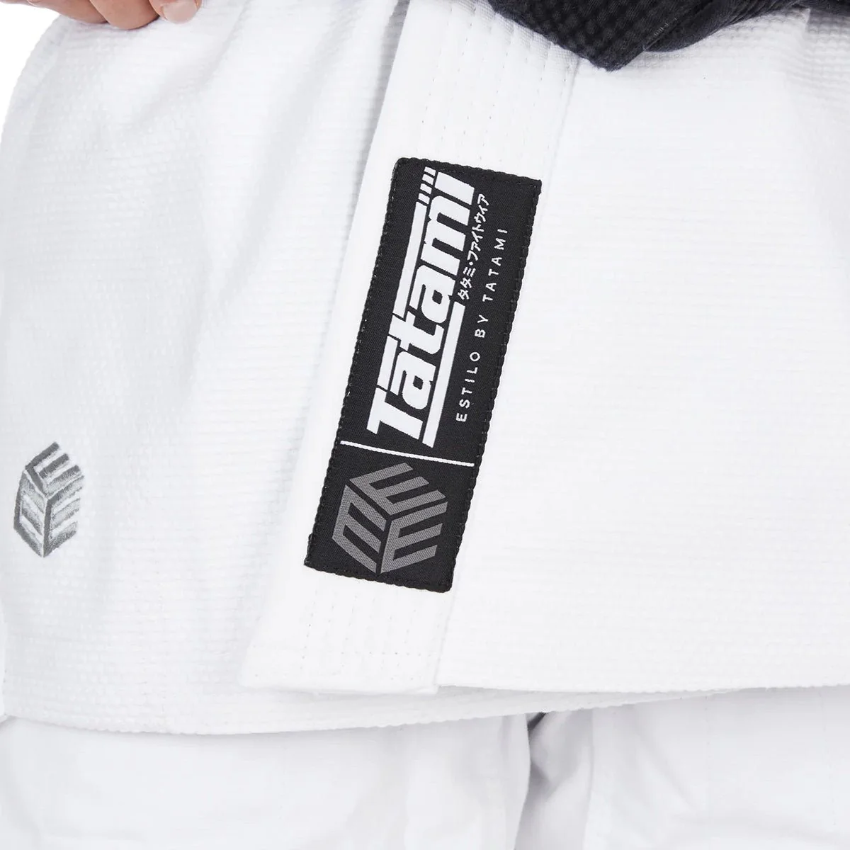 Tatami Fightwear Women's Estilo Black Label BJJ Gi - Gray/White - Image 7