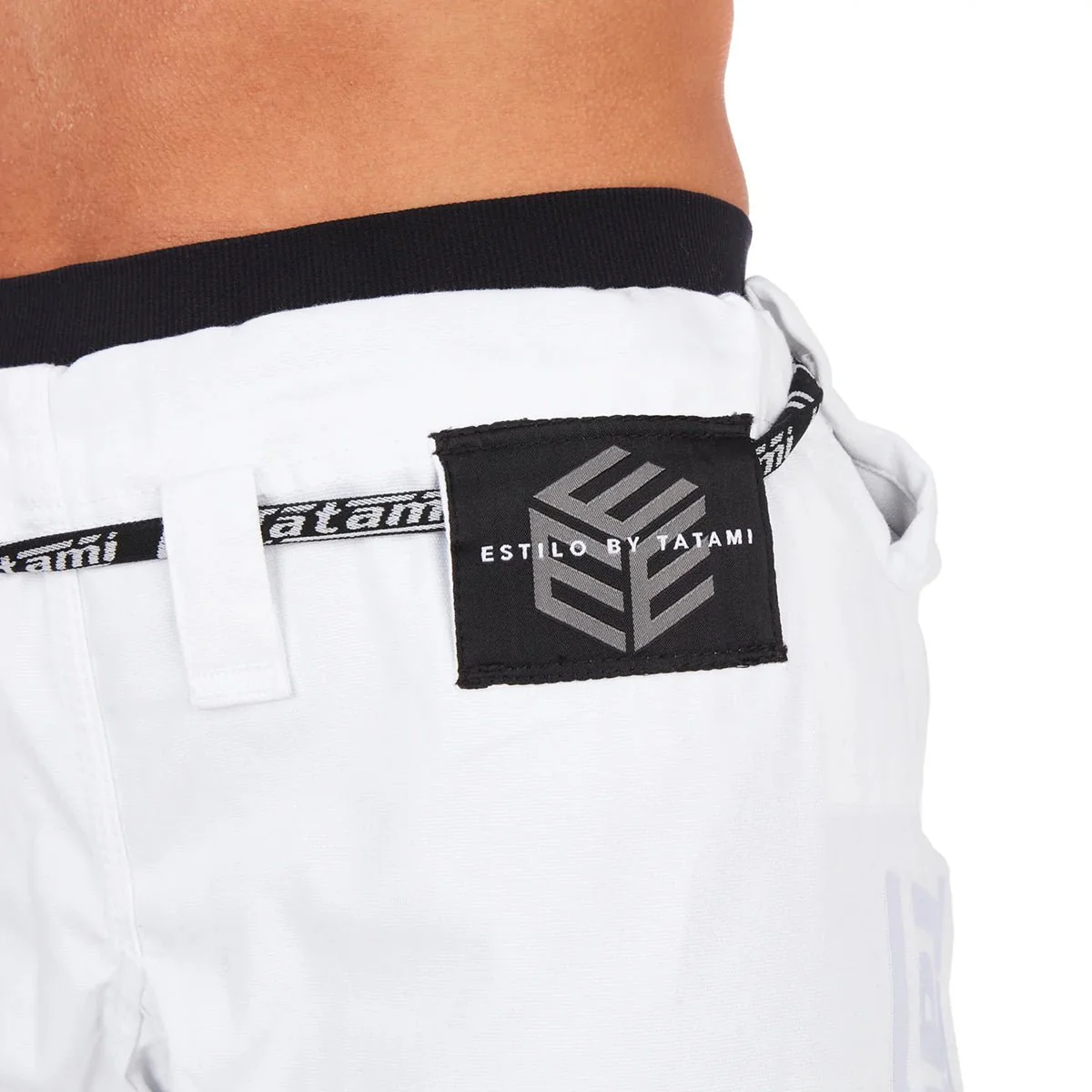 Tatami Fightwear Women's Estilo Black Label BJJ Gi - Gray/White - Image 8