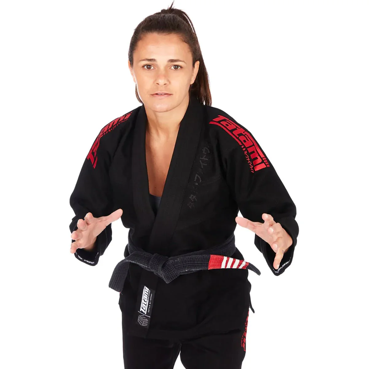 Tatami Fightwear Women's Estilo Black Label BJJ Gi - Red/Black
