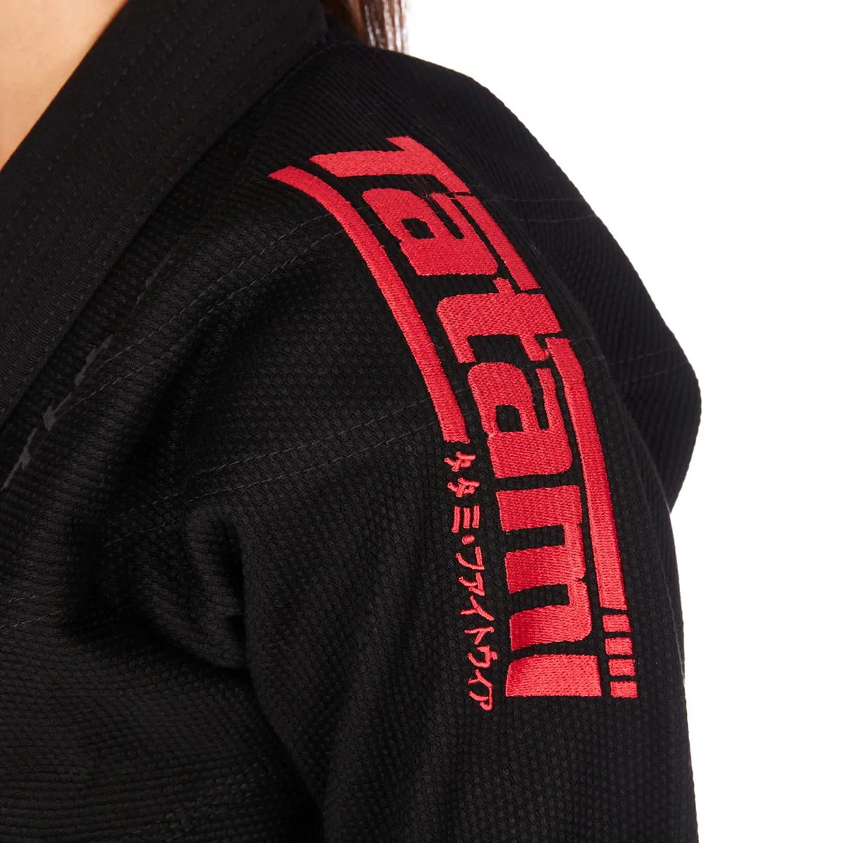 Tatami Fightwear Women's Estilo Black Label BJJ Gi - Red/Black - Image 6