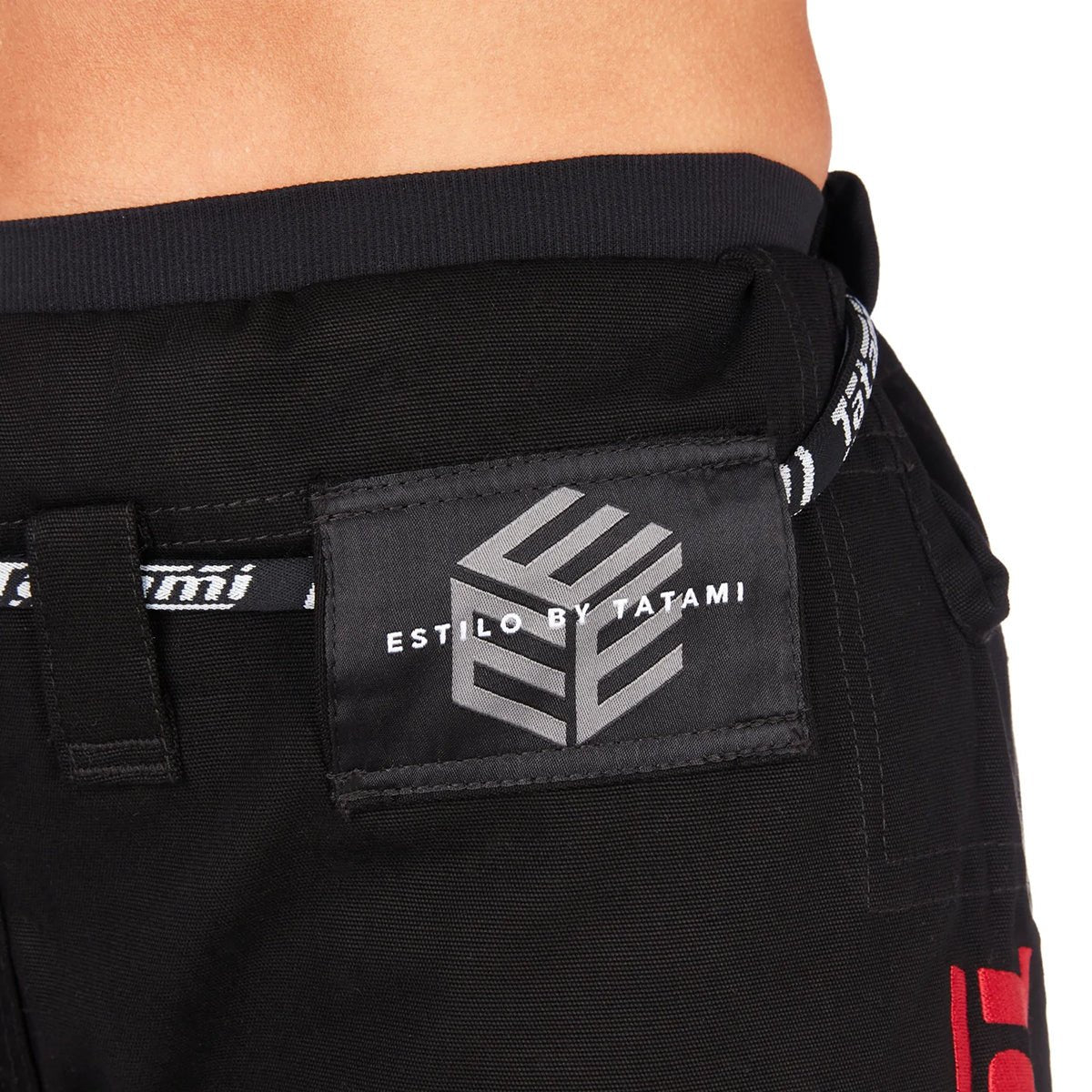Tatami Fightwear Women's Estilo Black Label BJJ Gi - Red/Black - Image 8