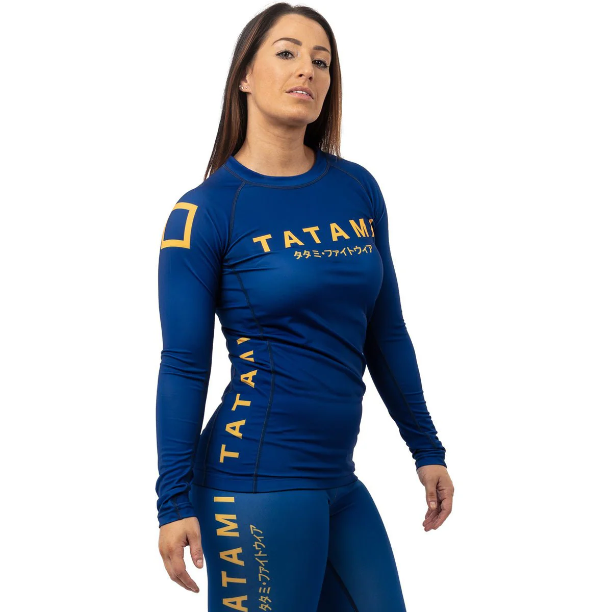Tatami Fightwear Women's Katakana Long Sleeve Rashguard - Navy - Image 3