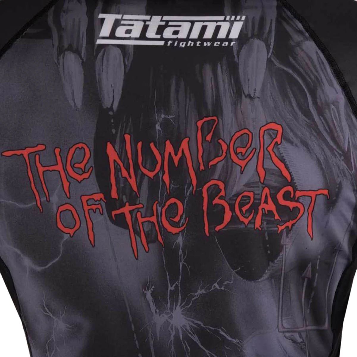 Tatami Fightwear x Iron Maiden Ladies Number of the Beast Long Sleeve Rashguard - Image 5