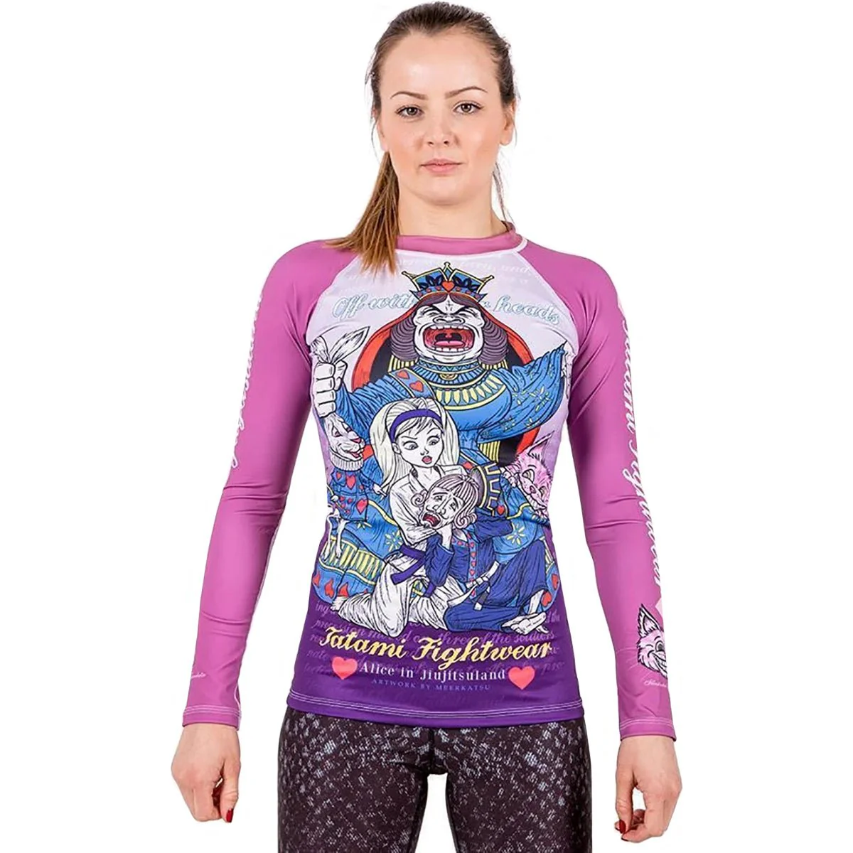 Tatami Fightwear x Meerkatsu Women's Alice in Jiu-Jitsu Land BJJ Rashguard