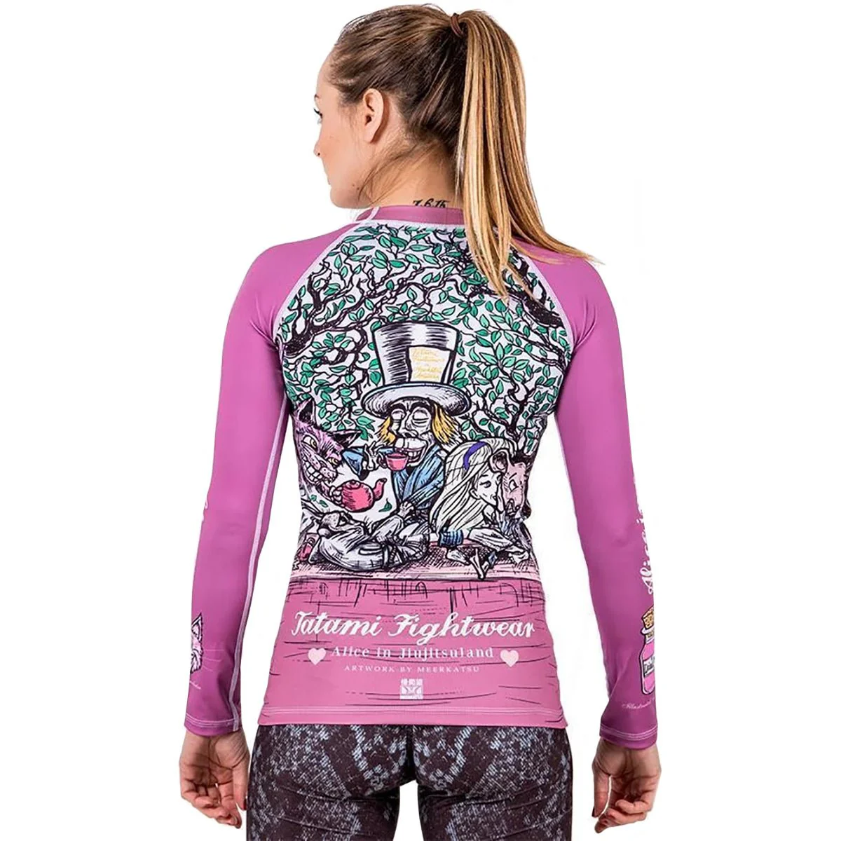 Tatami Fightwear x Meerkatsu Women's Alice in Jiu-Jitsu Land BJJ Rashguard - Image 2