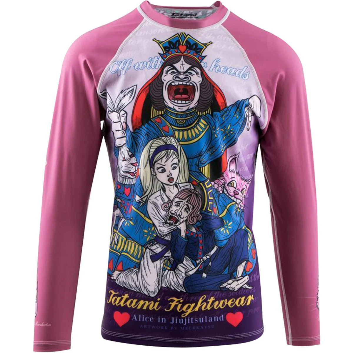Tatami Kids Meerkatsu Alice in Jiu-Jitsu Land Long Sleeve BJJ Rashguard