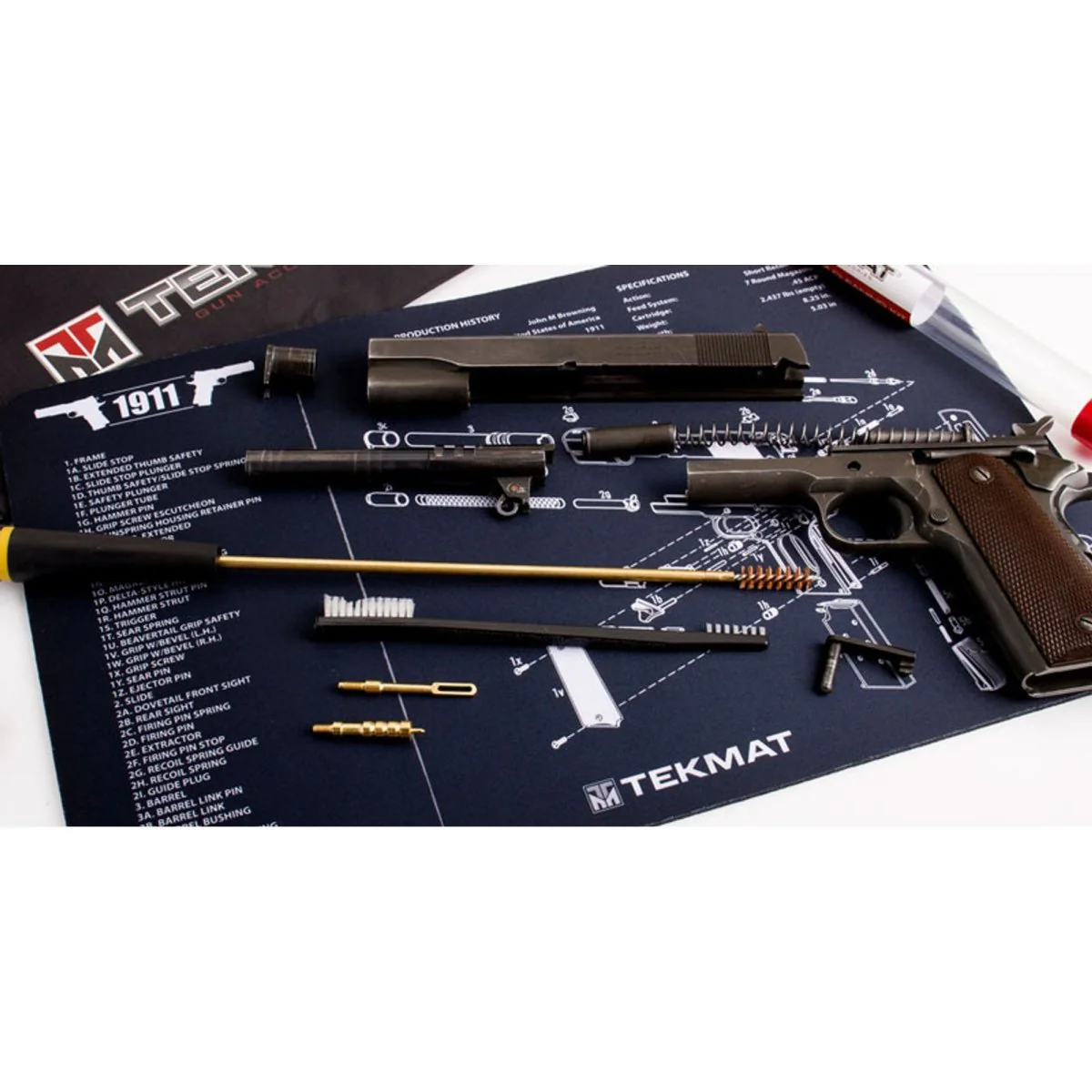 TekMat Original Gun Cleaning Mat - 17" X 11" - 1911 - Image 4