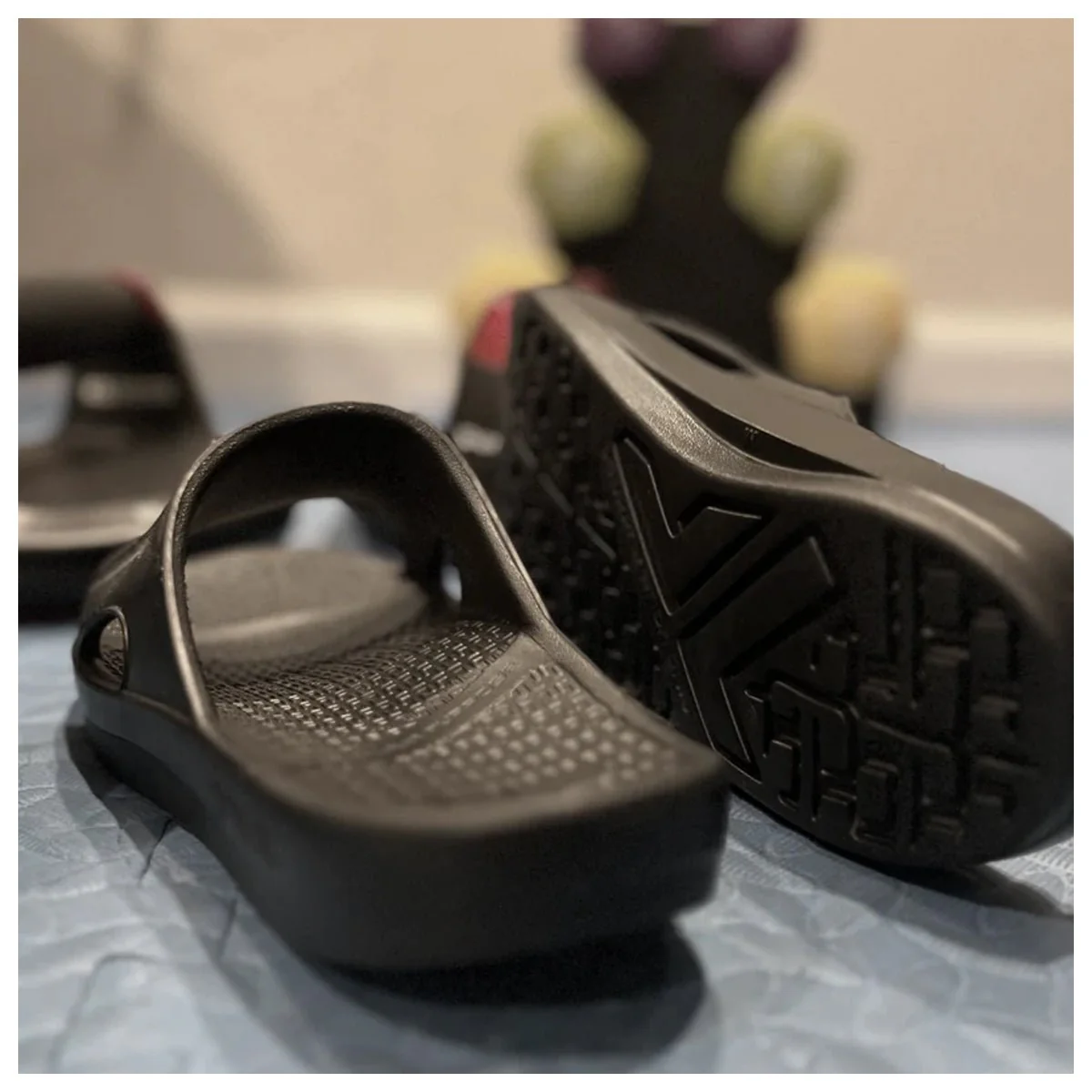 Telic Recharge Arch Support Comfort Slide Sandals - Midnight Black - Image 6