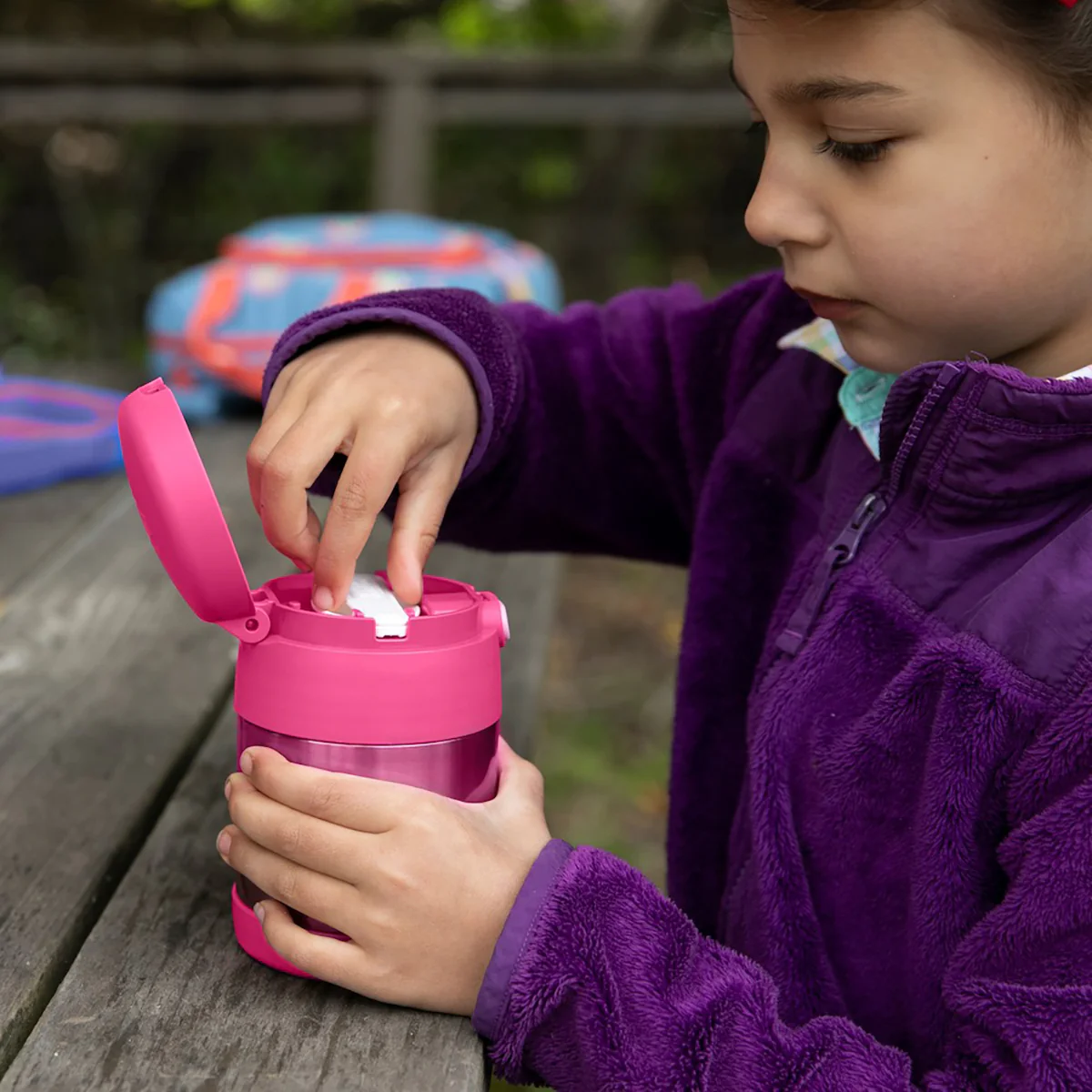 Thermos 10 oz. Kid's Funtainer Vacuum Insulated Stainless Steel Food Jar - Image 4