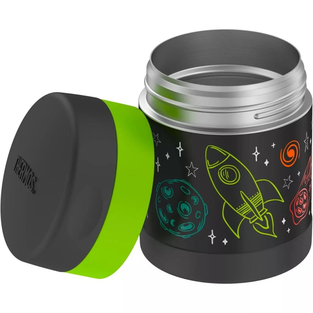 Thermos 10 oz. Kid's Vacuum Insulated Stainless Steel Food Jar with Spoon - Image 3